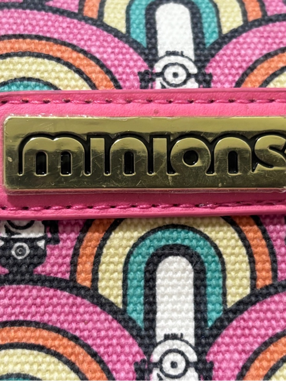 Despicable Me Minions Artist Series Rainbow Mini Canvas Backpack 11" - Picture 8 of 8